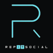 RepItSocial logo. We don't say it. We REP IT!